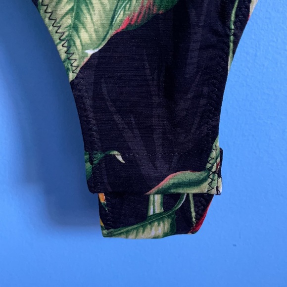 BCBGMaxAzria Tropical Off-shoulder Bodysuit - Picture 3 of 6